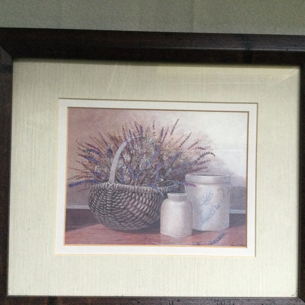 Arnie Fisk The Lavender Evening Framed Matted Print Art In Motion wall hanging